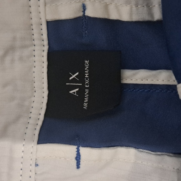 Armani Exchange Men's Solid Stretch Twill Short - Picture 5 of 8
